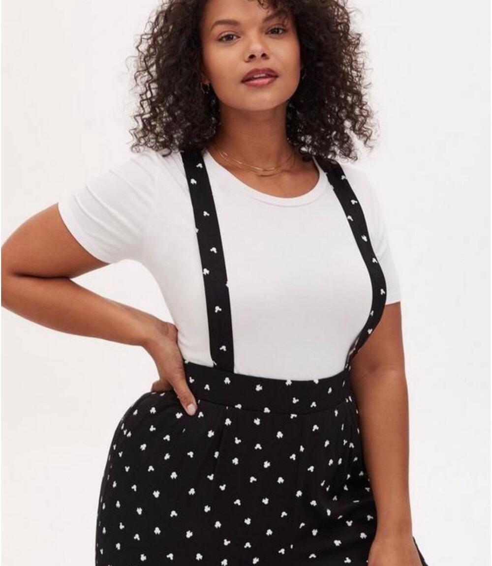 Torrid Disney Mickey Mouse Overalls Size 2